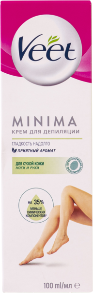 Изображение Крем для удаления волос Вит Минима сухая кожа гладкость Бенкизер к/у, 100 мл