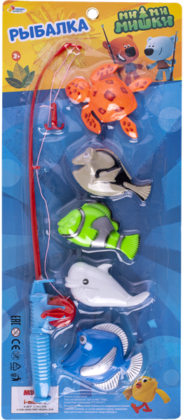 Изображение Игрушка для ванны рыбалка Играем вместе мимимишки три кота Шанту Сити к/у, 1 шт