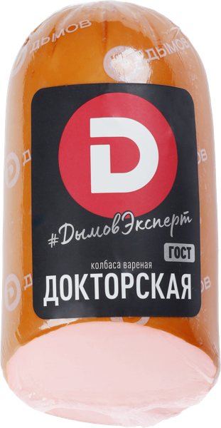 Изображение Колбаса вареная Дымов докторская гост Дымовское КП в/у, 400 г