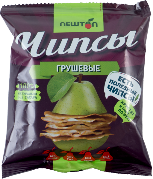 Изображение Чипсы фруктовые Ньютон грушевые Машбери Гурмэ м/у, 25 г
