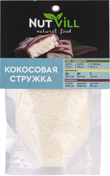 Изображение Кокосовая стружка Натвилл Перкина Е.А. ИП м/у, 100 г