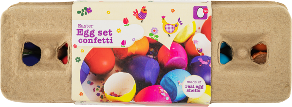 Изображение Конфетти цветные Купман пасхальные яйца Купман Интернэшнл к/у, 12 шт
