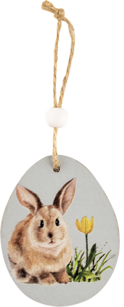 Изображение Подвеска пасхальная Купман яйцо с животными деревянн Купман Интернэшнл , 1 шт