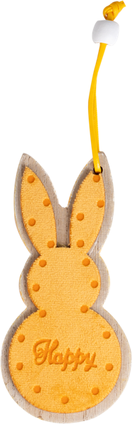 Изображение Подвеска 12см пасхальная Купман яйцо с кроликом цветное Купман Интернэшнл , 1 шт