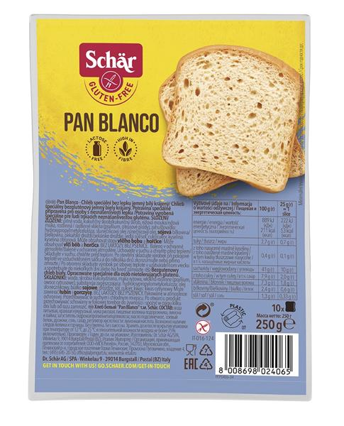 Изображение Хлеб без глютена Доктор Шер пан бланко белый Доктор Шер м/у, 250 г