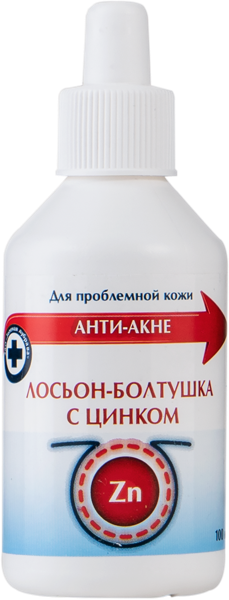 Изображение Лосьон для проблемной кожи ЗД болтушка с цинком Зеленая дубрава п/у, 100 мл