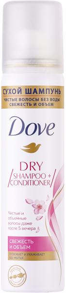 Изображение Шампунь для волос сухой Дав свежесть и объем Юнилевер ж/б, 75 мл