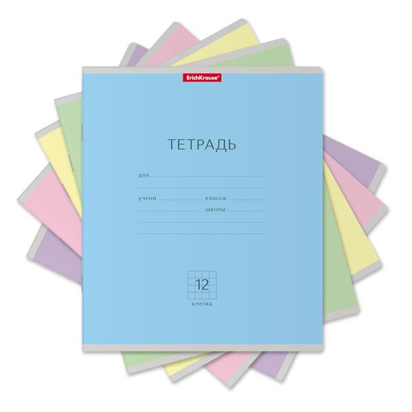Изображение Тетрадь 12л клетка Эрих Краузе классика ассорти Эрих Краузе , 1 шт