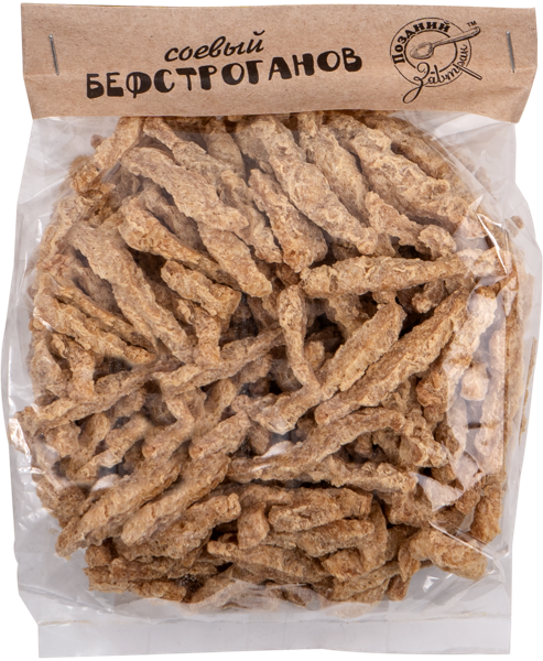 Изображение Соевое мясо Поздний завтрак бефстроганов Поздний завтрак лайф м/у, 250 г