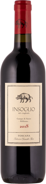 Изображение Вино красное сухое стиль №4 Каберне Фран купаж Тоскана инсолио дель чингиале Кампо Ди Сассо с/б, 0,7