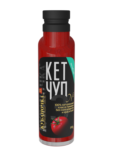 Изображение Кетчуп томатный Кубаночка особый №3 Гранд-Стар с/б, 350 г