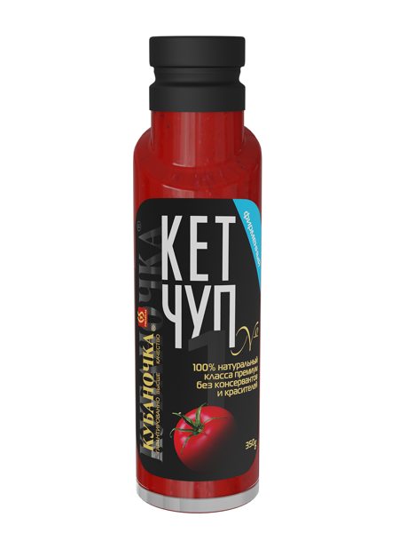 Изображение Кетчуп томатный Кубаночка фирменный №1 Гранд-Стар с/б, 350 г