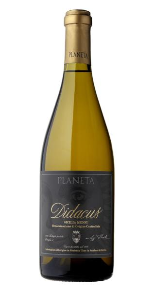 Изображение Вино белое сухое Шардоне Менфи планета дидакус Планета с/б, 0,75 л