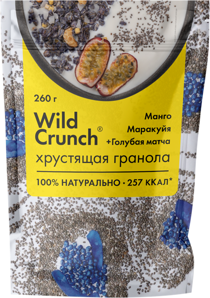 Изображение Гранола Гранола Лаб манго маракуйя матча Гранола.Лаб к/у, 260 г