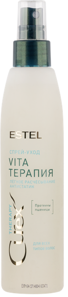 Изображение Спрей для все типов волос Эстель кьюрекс вита-терапия легк расчес Юникосметик п/у, 200 мл
