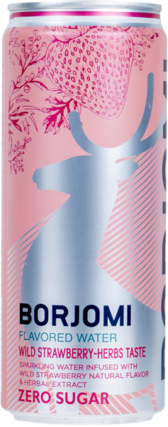 Изображение Мин вода лечебно-столовая газ Боржоми вишня гранат Боржоми ИДС ж/б, 0,33 л