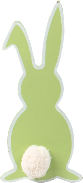 Изображение Фигурка 17см деревянная Кеминг заяц с хвостиком Кеминг , 1 шт