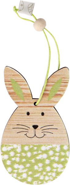 Изображение Подвеска 9см деревянная Кеминг декорис пасхальная цветна Кеминг , 1 шт