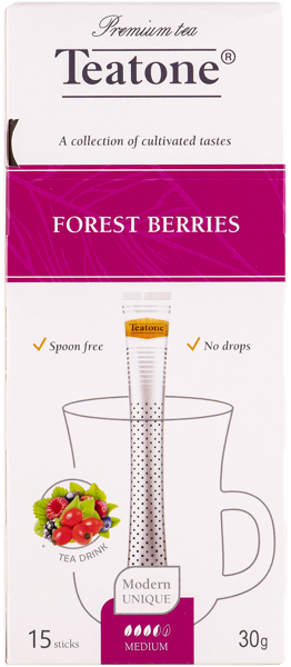 Изображение Чай черный ТиТон лесные ягоды А-Трейд кор, 15*1,8 г