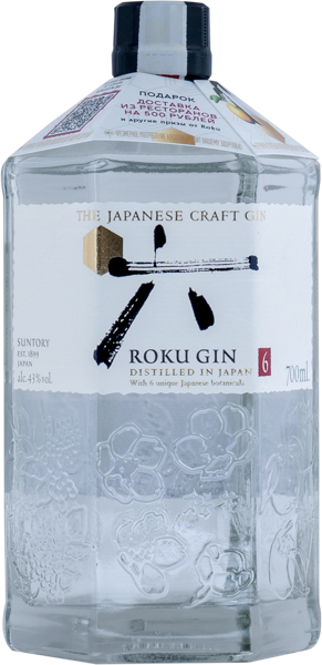 Изображение Джин 43% Року Сантори с/б, 0,7 л