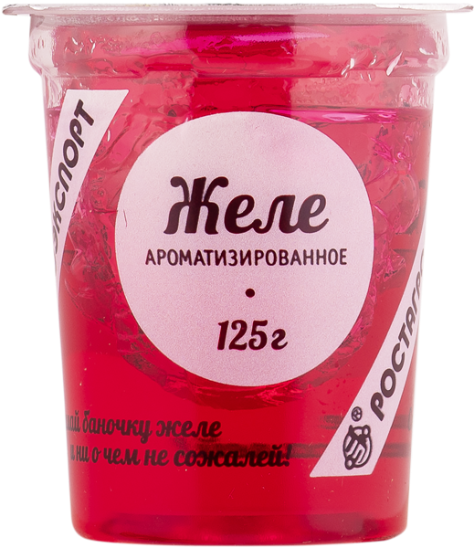 Изображение Желе Ростагроэкспорт малина РостАгроКомплекс п/б, 125 г