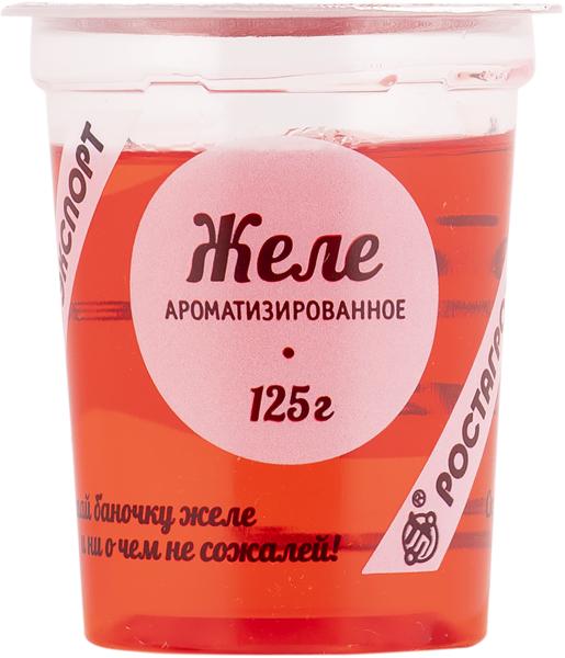 Изображение Желе Ростагроэкспорт клубника РостАгроКомплекс п/б, 125 г