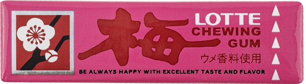 Изображение Жевательная резинка Лотте японская слива Лотте м/у, 31 г