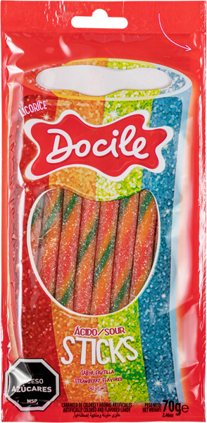 Изображение Мармелад жевательный Досиле клубника цветной карандаш Досиле м/у, 70 г