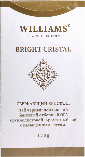 Изображение Чай черный Виллиамс брайт кристал Глобал пак кор, 170 г
