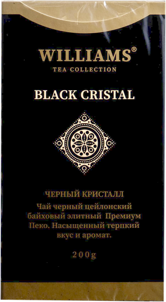 Изображение Чай черный Виллиамс элитный блэк кристал Глобал пак кор, 200 г