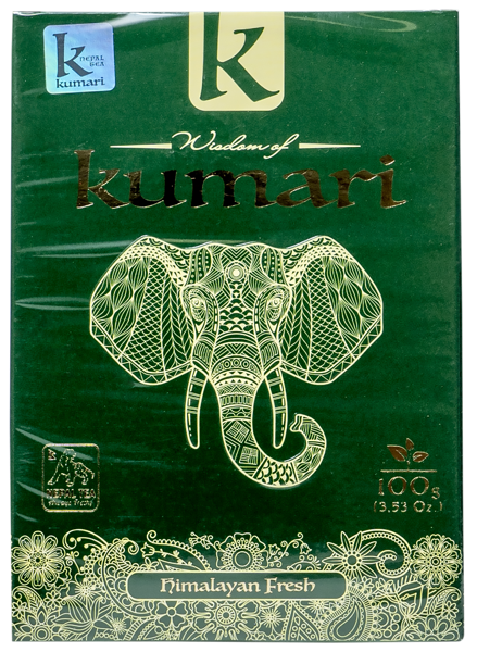 Изображение Чай зеленый Кумари хималаян фреш Континентал Ти кор, 100 г