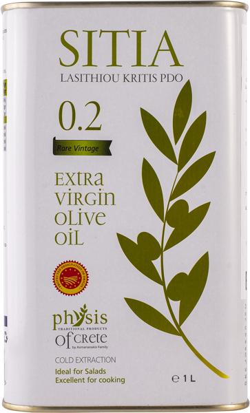 Изображение Масло оливковое 0,29% Физис оф Крит pdo e.v. сития Асмарианаки Мария ж/б, 1 л