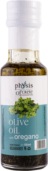 Изображение Масло оливковое Физис оф Крит с орегано Асмарианаки Мария с/б, 100 мл