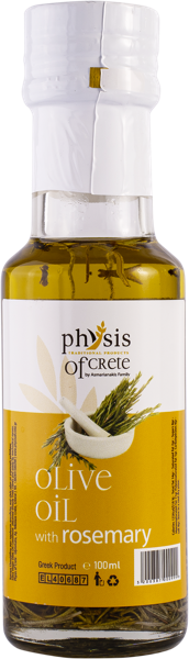 Изображение Масло оливковое Физис оф Крит с розмарином Асмарианаки Мария с/б, 100 мл