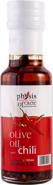 Изображение Масло оливковое Физис оф Крит с чили Асмарианаки Мария с/б, 100 мл