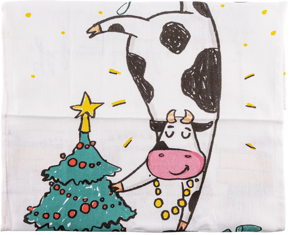 Изображение Полотенце 35*60см Доляна новогодняя елка Доляна м/у, 1 шт