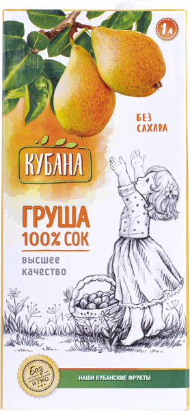 Изображение Сок Кубана груша Кубснаб т/п, 1 л