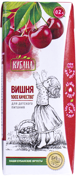Изображение Нектар Кубана вишня Кубснаб т/п, 0,2 л