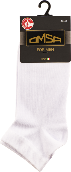 Изображение Носки мужские размер 42-44 Омса классик 201 бьянко Омса к/у, 1 пара