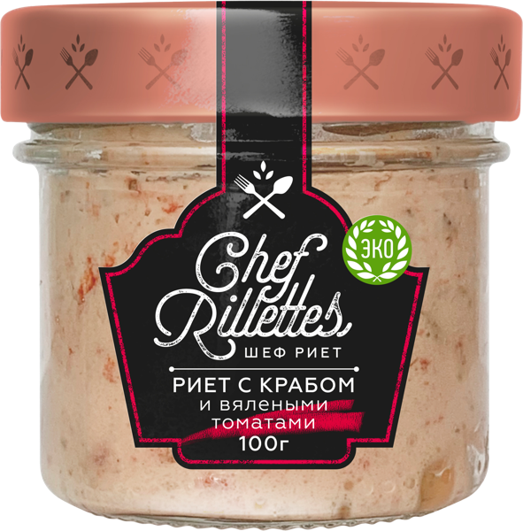 Изображение Риет С крабом Путина вяленые томаты Путина с/б, 100 г