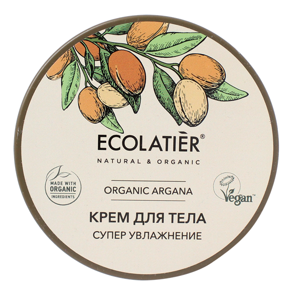 Изображение Крем для тела Эколатье Органик БИО супер увлажнение ЭкоЛаборатория п/у, 250 мл