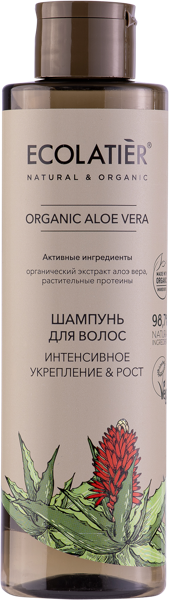 Изображение Шампунь для всех типов волос Эколатье Органик БИО укрепление и рост ЭкоЛаборатория п/у, 250 мл