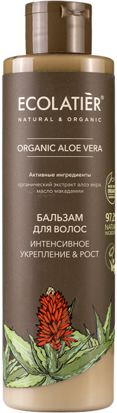 Изображение Бальзам для всех типов волос Эколатье Органик БИО укрепление и рост ЭкоЛаборатория п/у, 250 мл
