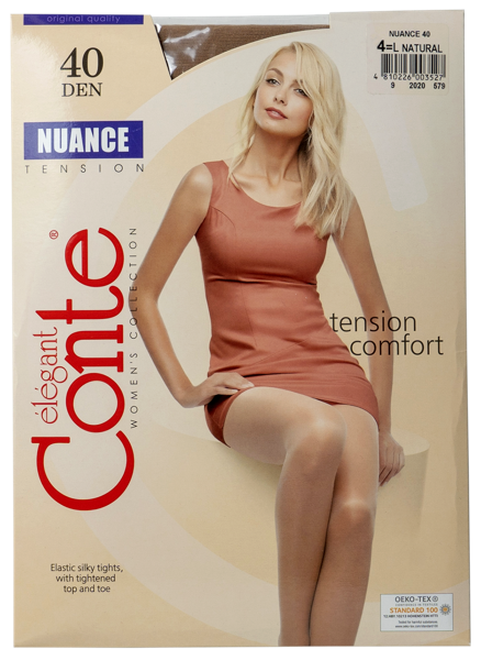 Изображение Колготки 40 ден размер 4 Конте нюанс натурал Конте СПА м/у, 1 шт