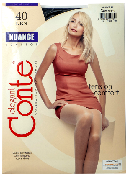 Изображение Колготки 40 ден размер 3 Конте нюанс неро Конте СПА м/у, 1 шт