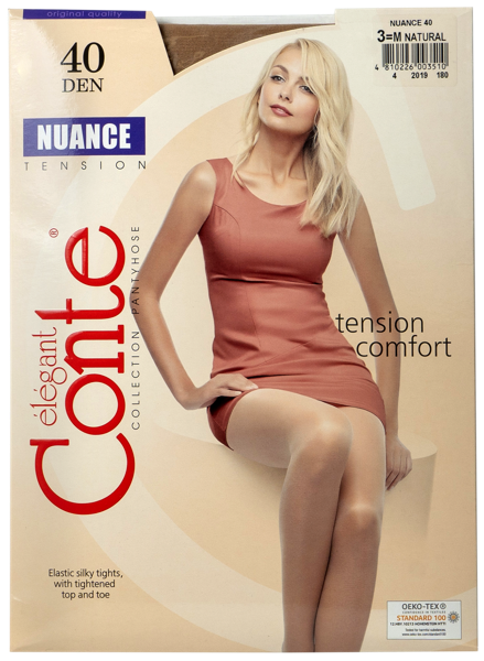 Изображение Колготки 40 ден размер 3 Конте нюанс натурал Конте СПА м/у, 1 шт