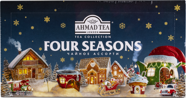Изображение Набор Чая ассорти 15 вкусов Ахмад Ти 4 сезона СДС-Фудс кор, 90*1,8 г