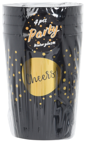 Изображение Одноразовая посуда 300мл черный Купман стакан Купман Интернэшнл м/у, 1 шт