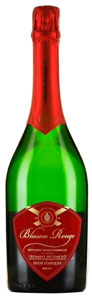 Изображение Вино игристое белое брют Бласон Руж креман де лиму Сэр Д Аркес с/б, 0,75 л