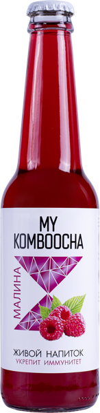 Изображение Напиток газ Май комбуча малина Червонобаб Н.Л. с/б, 0,33 л